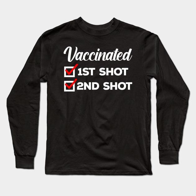 Vaccinated Long Sleeve T-Shirt by livania